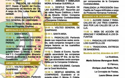 Programa de actos Fiestas de Moros y Cristianos 2017