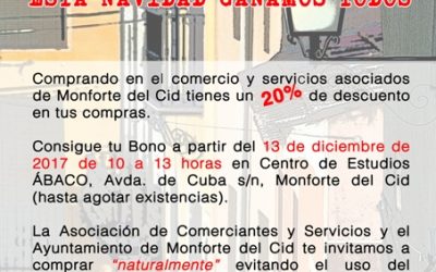 A comprar en el comercio tradicional de Monforte del Cid