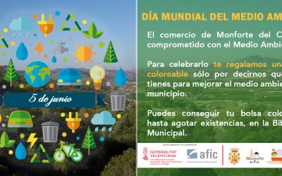 El comercio de Monforte del Cid celebra el Día Mundial del Medio Ambiente