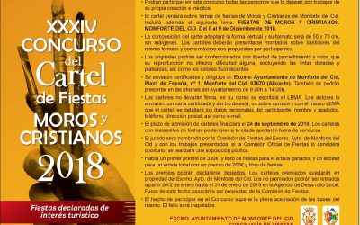 Abierto el plazo de presentación de concursos, artículos y colaboraciones del Libro Oficial de Fiestas 2018