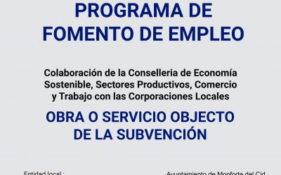 Subvención para contratación dentro de EMCORP de 2 desempleadas