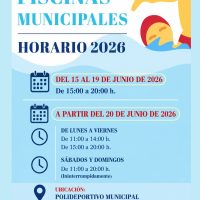 El Ayuntamiento de Monforte del Cid anuncia la apertura de las Piscinas Municipales para la temporada de verano 2026
